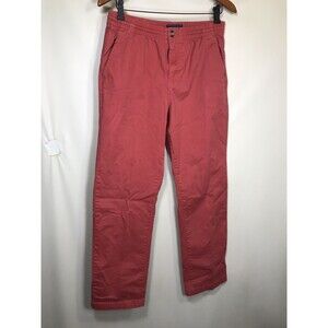 Crown & Ivy Womens Size Small Ankle Pants Stretch Coral Pockets